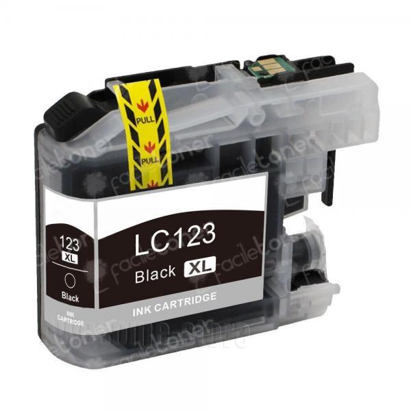 Cartuccia Comp. con BROTHER LC121 LC123 BK New-Chip